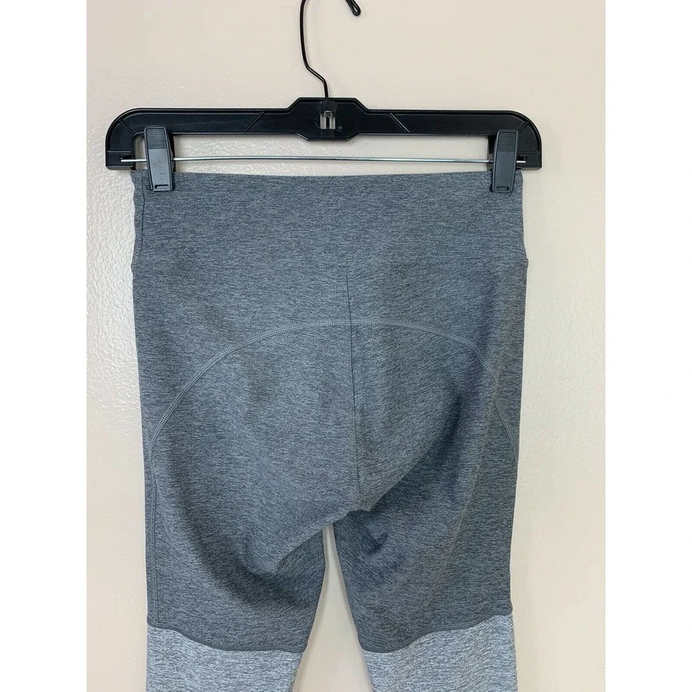 Outdoor Voices Legging Size Small Women's Gradient 7/8 Gray Colorblock Contrast